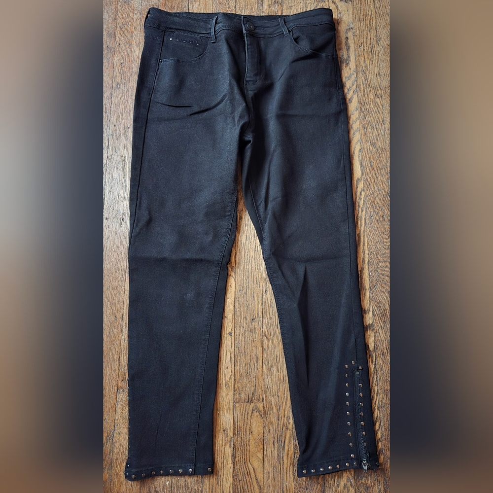 Studded Midrise Jeans Size 12